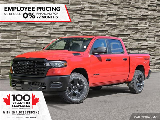 2025 RAM 1500 Tradesman Red with 10km at $62,389