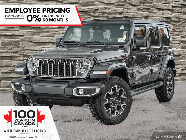 2025 Jeep Wrangler Sahara (Stk: J5218) in Brantford - Image 1 of 28