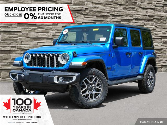2025 Jeep Wrangler Sahara Blue with 10km at $61,557