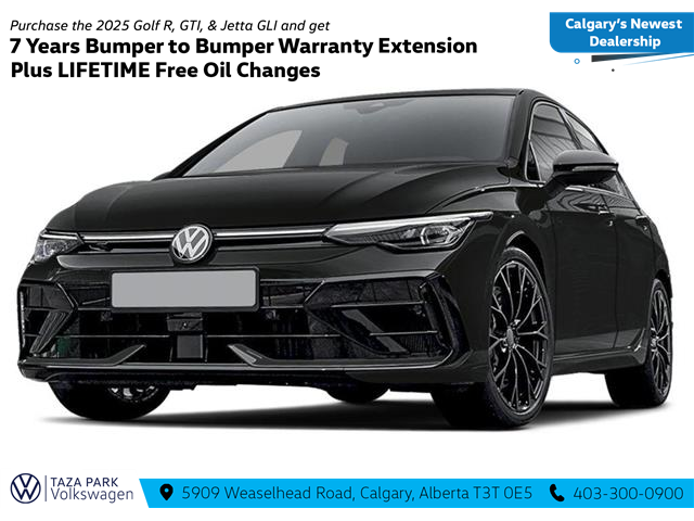 2025 Volkswagen Golf R Black Edition (Stk: TS-0170) in Calgary - Image 1 of 1