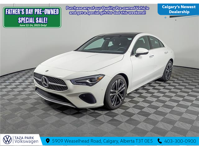 2025 Mercedes-Benz CLA 250 Base W1K5J4HB5SN530136 TU0087 in Calgary
