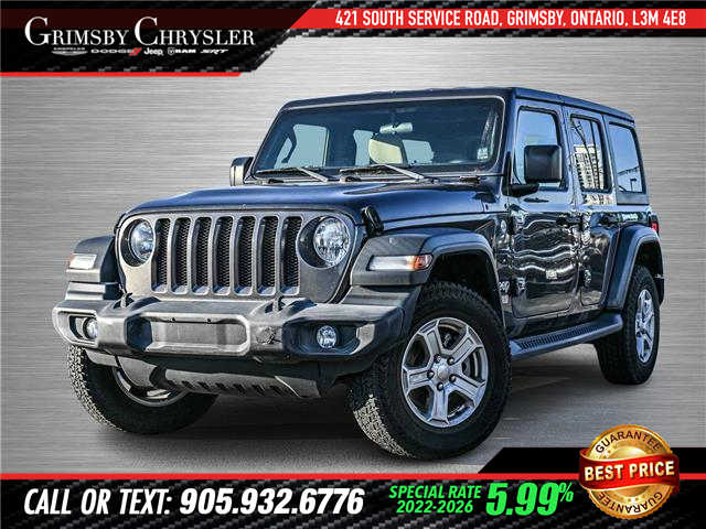 2018 Jeep Wrangler Unlimited Sport (Stk: U6209A) in Grimsby - Image 1 of 30