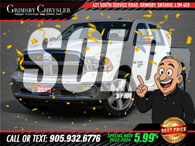 2023 RAM 1500 Classic SLT (Stk: U6160) in Grimsby - Image 1 of 31