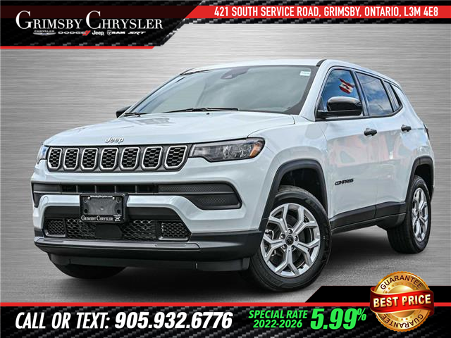 2025 Jeep Compass Sport (Stk: N25161) in Grimsby - Image 1 of 32 2025 Jeep Compass Sport (Stk: N25161) in Grimsby - Image 1 of 32