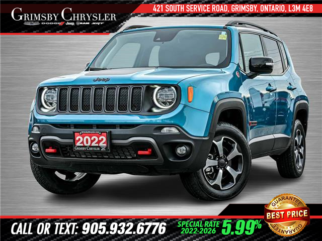 2022 Jeep Renegade Trailhawk (Stk: U6318) in Grimsby - Image 1 of 32