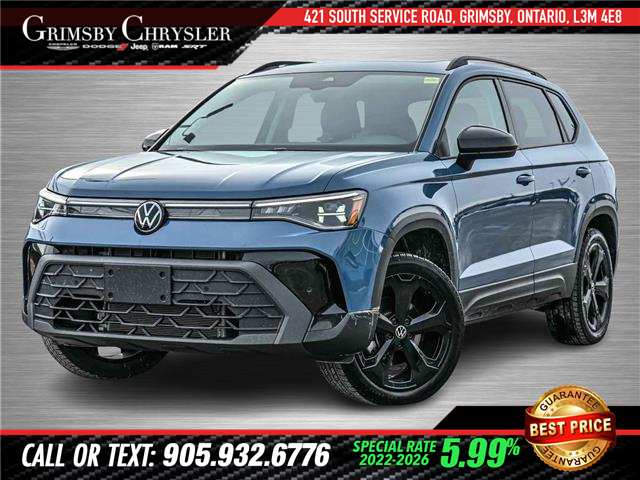 2025 Volkswagen Taos Comfortline Black Edition (Stk: U6336) in Grimsby - Image 1 of 29