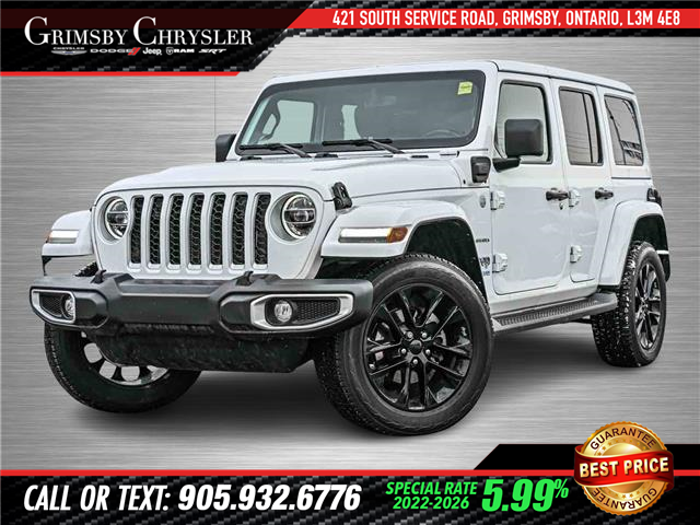 2021 Jeep Wrangler 4xe (PHEV) Sahara (Stk: U6344) in Grimsby - Image 1 of 30