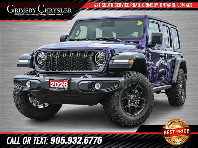 2026 Jeep Wrangler Sport (Stk: U6406) in Grimsby - Image 1 of 37