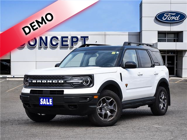 2024 Ford Bronco Sport Badlands White with 9,245km at $41,739