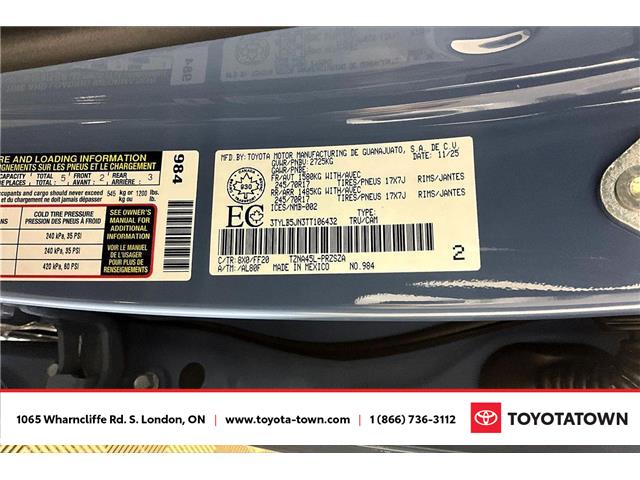 2026 Toyota Tacoma Base (Stk: L0307) in London - Image 14 of 15