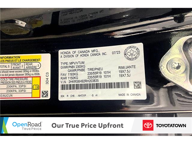 2024 Honda CR-V Hybrid Touring (Stk: U14075) in London - Image 35 of 35