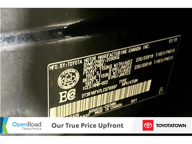 2020 Toyota RAV4 XLE (Stk: U14094) in London - Image 35 of 35