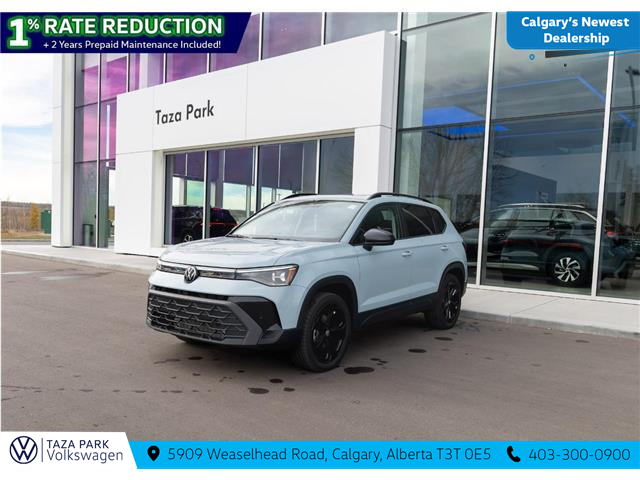 2026 Volkswagen Taos Comfortline Black Edition (Stk: TT-009) in Calgary - Image 1 of 25 2026 Volkswagen Taos Comfortline Black Edition (Stk: TT-009) in Calgary - Image 1 of 25