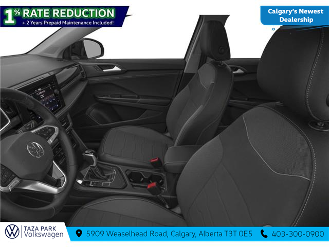 2026 Volkswagen Taos Comfortline Black Edition (Stk: TT-109) in Calgary - Image 6 of 12