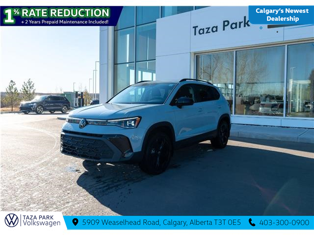 2026 Volkswagen Taos Comfortline Black Edition (Stk: TT-029) in Calgary - Image 1 of 24