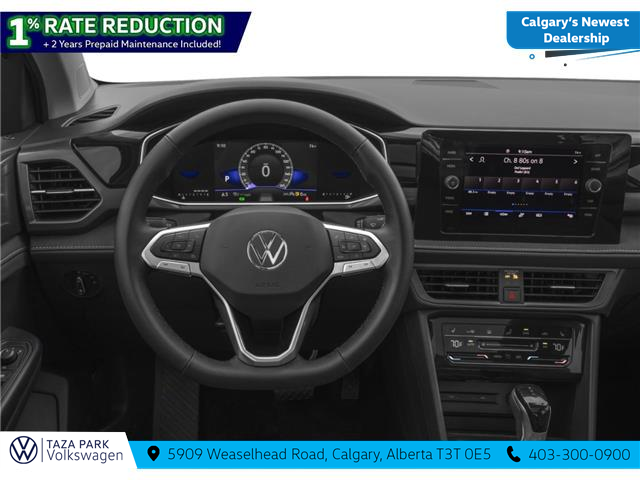 2026 Volkswagen Taos Comfortline Black Edition (Stk: TT-142) in Calgary - Image 4 of 12