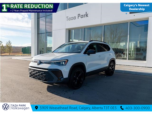 2026 Volkswagen Taos Comfortline Black Edition (Stk: TT-008) in Calgary - Image 1 of 24