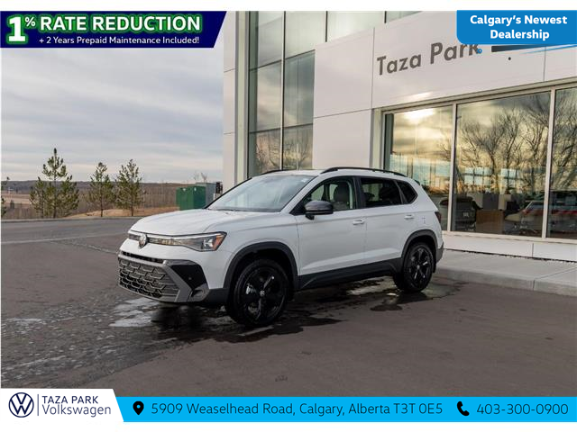 2026 Volkswagen Taos Comfortline Black Edition (Stk: TT-010) in Calgary - Image 1 of 25