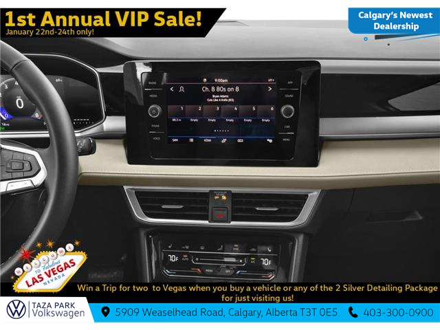 2025 Volkswagen Taos Comfortline (Stk: TT-134A) in Calgary - Image 7 of 12