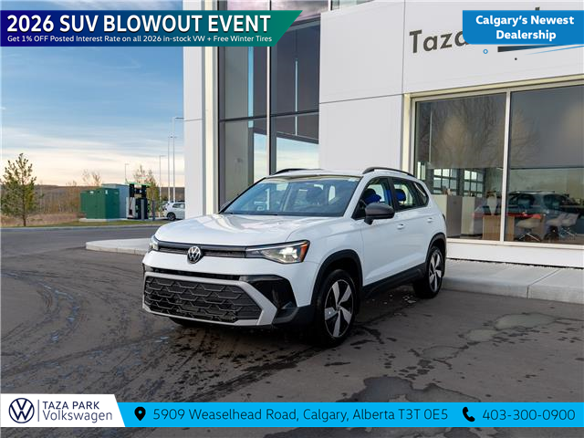 2026 Volkswagen Taos Trendline (Stk: TT-001) in Calgary - Image 1 of 25 2026 Volkswagen Taos Trendline (Stk: TT-001) in Calgary - Image 1 of 25