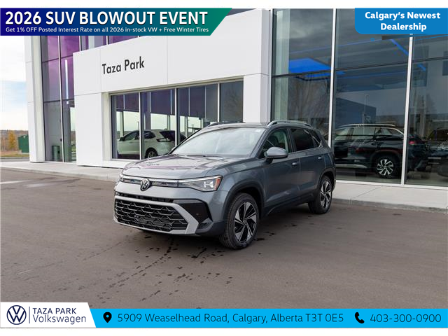 2026 Volkswagen Taos Highline (Stk: TT-002) in Calgary - Image 1 of 23 2026 Volkswagen Taos Highline (Stk: TT-002) in Calgary - Image 1 of 23