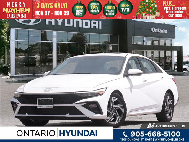 2025 Hyundai Elantra Preferred w/Tech Package (Stk: ONH919504) in Whitby - Image 1 of 26 2025 Hyundai Elantra Preferred w/Tech Package (Stk: ONH919504) in Whitby - Image 1 of 26