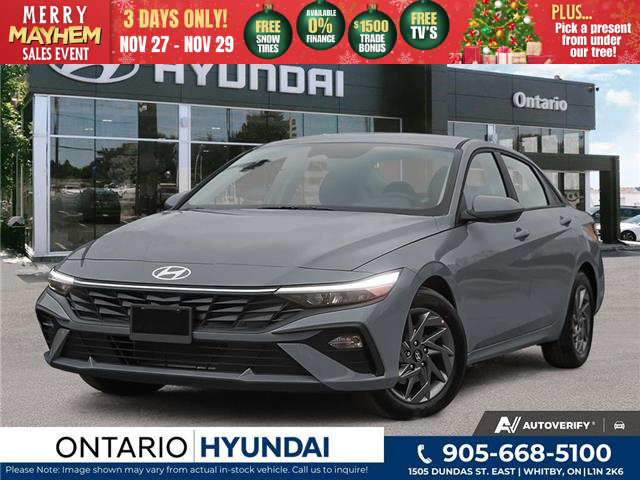 2025 Hyundai Elantra Preferred (Stk: 7-1120) in Whitby - Image 1 of 23 2025 Hyundai Elantra Preferred (Stk: 7-1120) in Whitby - Image 1 of 23