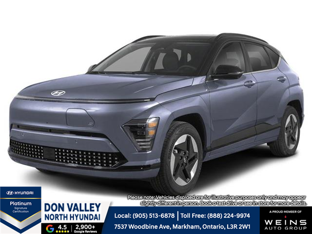 2026 Hyundai Kona Electric Preferred w/Ultimate Package Two-Tone (Stk: 16105076) in Markham - Image 1 of 3