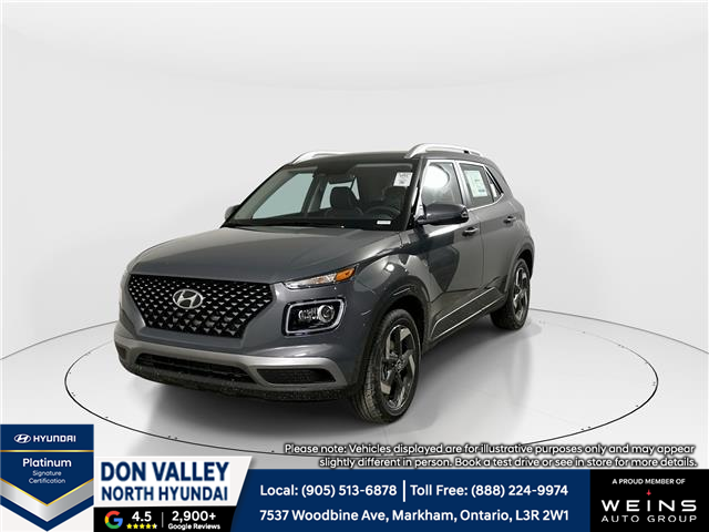 2026 Hyundai Venue Ultimate w/Black Interior (IVT) (Stk: 16105222) in Markham - Image 3 of 17