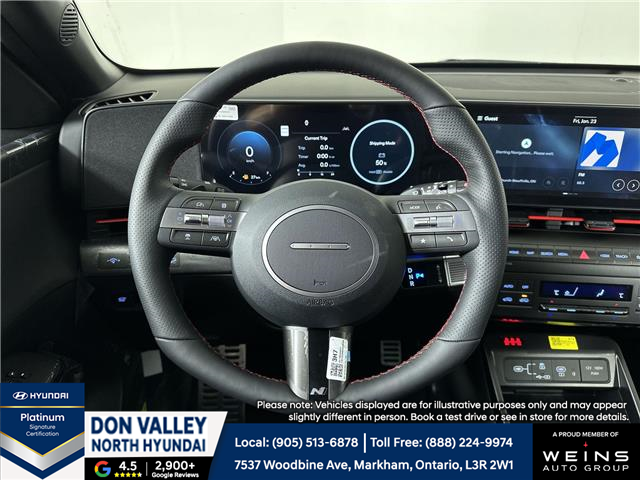 2026 Hyundai Kona 1.6T N Line Ultimate w/Two-Tone Roof (Stk: 16105098) in Markham - Image 10 of 20