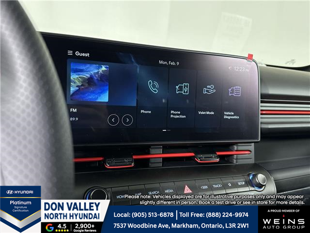 2026 Hyundai Kona 1.6T N Line (Stk: 16105267) in Markham - Image 9 of 18 2026 Hyundai Kona 1.6T N Line (Stk: 16105267) in Markham - Image 9 of 18