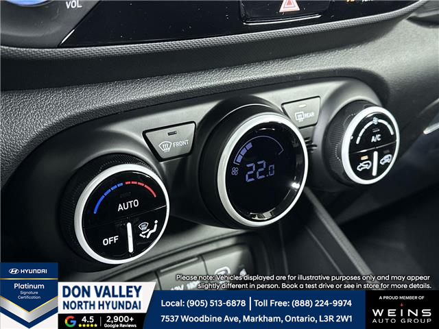 2026 Hyundai Venue Ultimate w/Black Interior (IVT) (Stk: 16105271) in Markham - Image 15 of 19