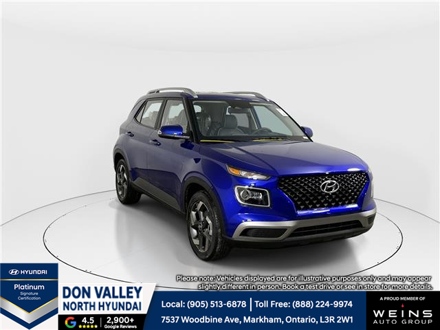 2026 Hyundai Venue Ultimate w/Denim Interior (IVT) (Stk: 16105063) in Markham - Image 1 of 19
