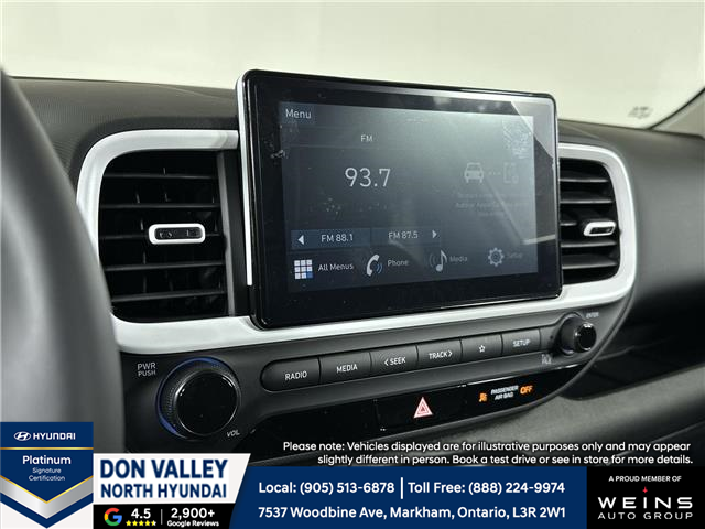 2026 Hyundai Venue Ultimate w/Black Interior (IVT) (Stk: 16105067) in Markham - Image 10 of 19