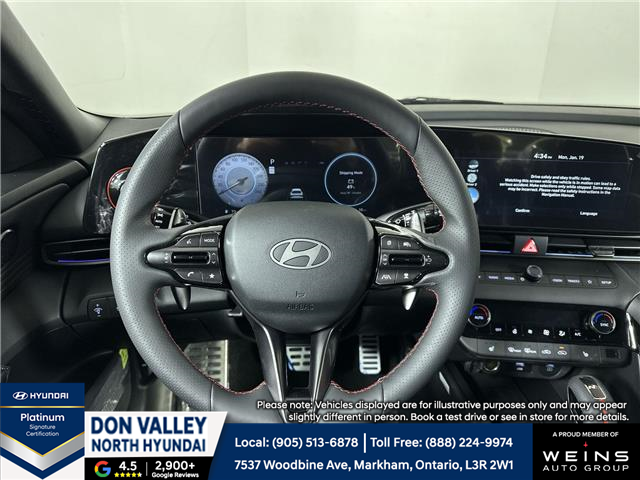 2026 Hyundai Elantra N-Line Ultimate (Stk: 16105108) in Markham - Image 9 of 18
