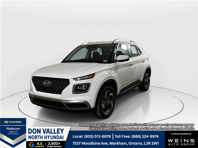2026 Hyundai Venue Ultimate w/Black Interior (IVT) (Stk: 16105067) in Markham - Image 3 of 19