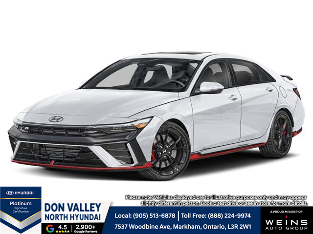 2026 Hyundai Elantra N Base (Stk: 16105461) in Markham - Image 1 of 12