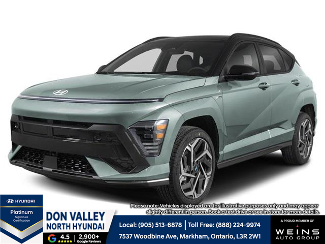 2026 Hyundai Kona 1.6T N Line w/Two-Tone Roof (Stk: 16105472) in Markham - Image 1 of 3