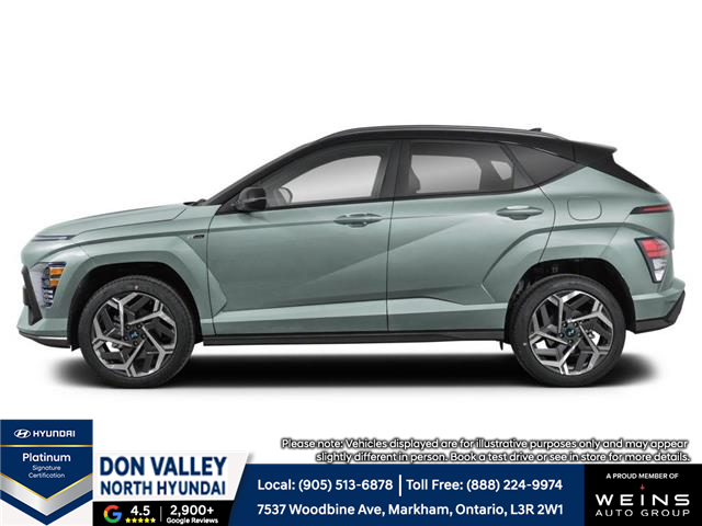 2026 Hyundai Kona 1.6T N Line w/Two-Tone Roof (Stk: 16105472) in Markham - Image 2 of 3