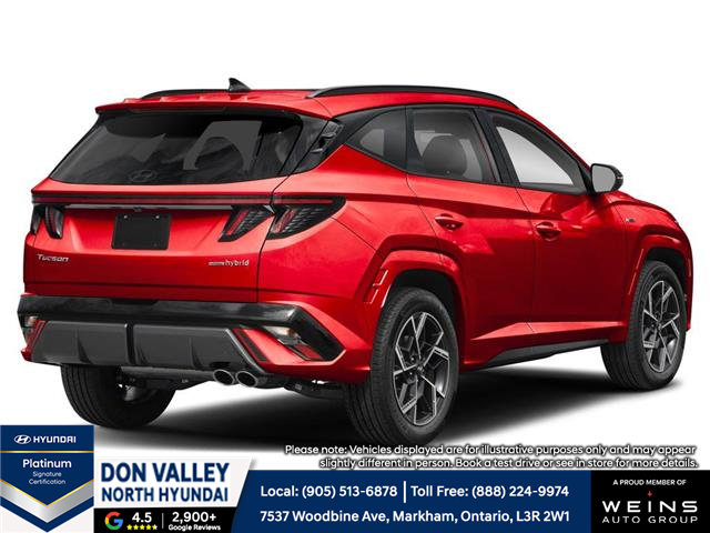 2026 Hyundai Tucson Hybrid N-Line (Stk: 16105440) in Markham - Image 3 of 12