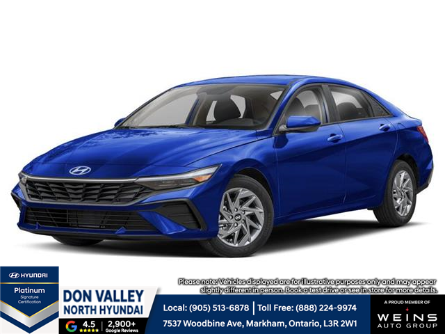 2026 Hyundai Elantra Preferred w/Tech Package (Stk: 16105500) in Markham - Image 1 of 12