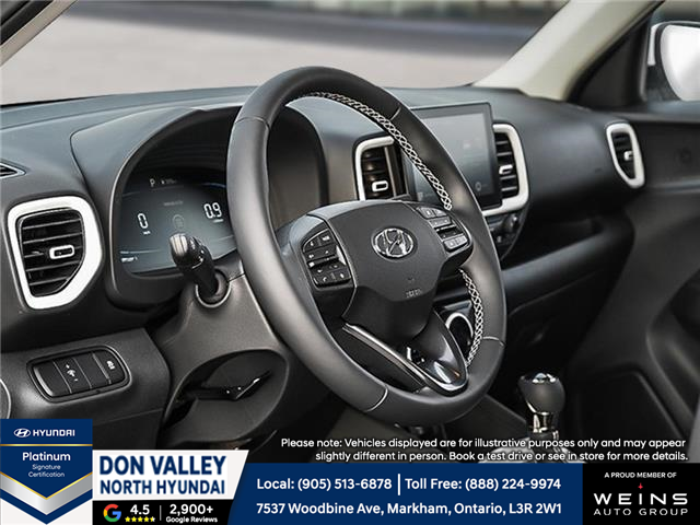 2026 Hyundai Venue Ultimate w/Black Interior (IVT) (Stk: 16105067) in Markham - Image 12 of 24