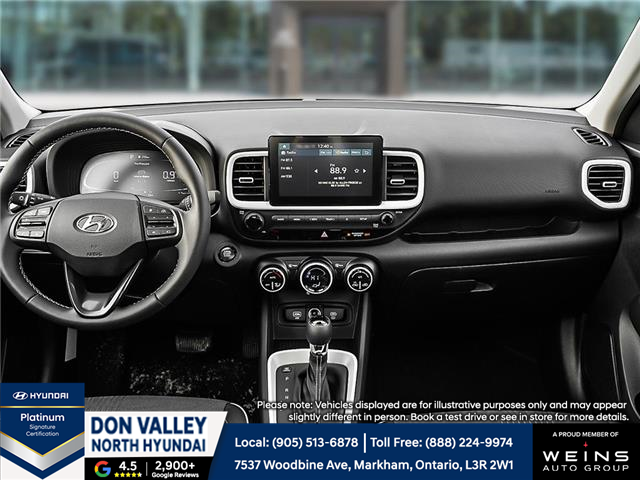 2026 Hyundai Venue Ultimate w/Black Interior (IVT) (Stk: 16105067) in Markham - Image 21 of 24
