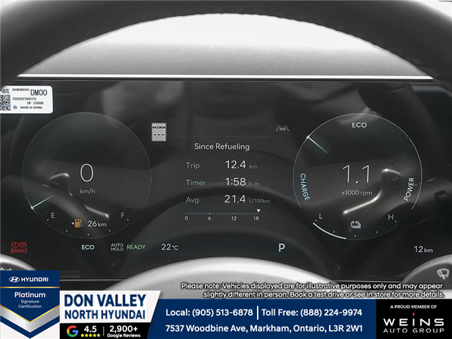 2026 Hyundai Tucson Hybrid Night Edition (Stk: 16105748) in Markham - Image 12 of 23