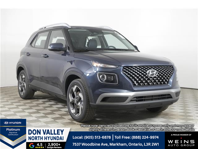 2025 Hyundai Venue Ultimate w/Denim Interior (IVT) (Stk: 16104449) in Markham - Image 1 of 19 2025 Hyundai Venue Ultimate w/Denim Interior (IVT) (Stk: 16104449) in Markham - Image 1 of 19