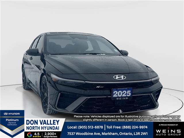 2025 Hyundai Elantra N Line Ultimate (Stk: 16U101582) in Markham - Image 1 of 38