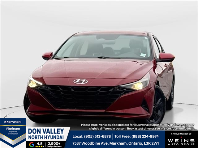 2021 Hyundai Elantra Preferred (Stk: 16U101556A) in Markham - Image 1 of 11