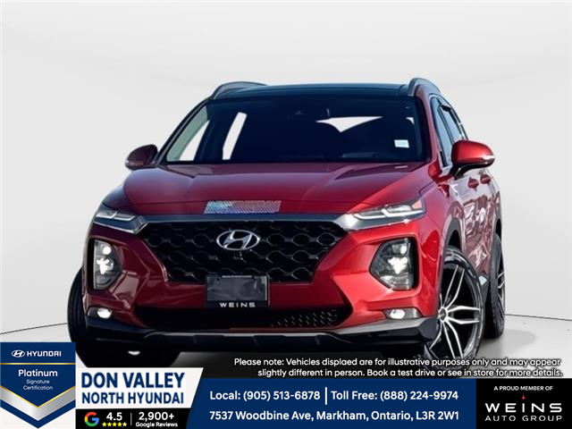 2019 Hyundai Santa Fe Ultimate 2.0 (Stk: 16105103AA) in Markham - Image 1 of 12