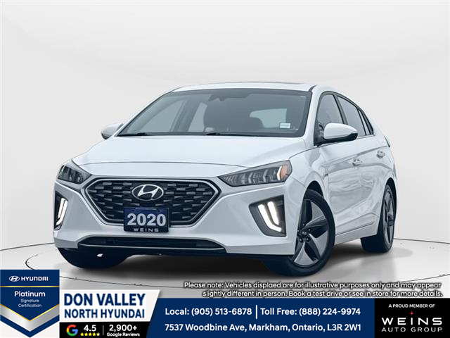 2020 Hyundai Ioniq Hybrid Ultimate (Stk: 16105187A) in Markham - Image 1 of 12