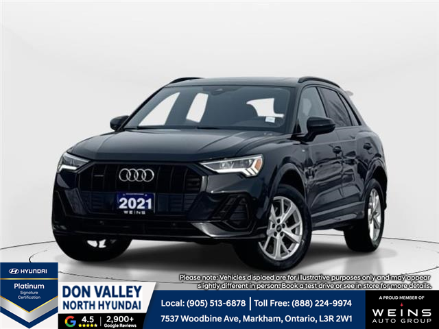 2021 Audi Q3 45 Progressiv (Stk: 25101496AB) in Markham - Image 1 of 12 2021 Audi Q3 45 Progressiv (Stk: 25101496AB) in Markham - Image 1 of 12